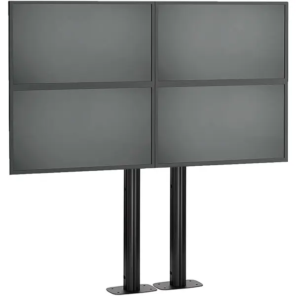 VOGEL`S Pachet stand videowall Vogel’s cu baza fixa, 2×2, 30 de kg, 50 inch