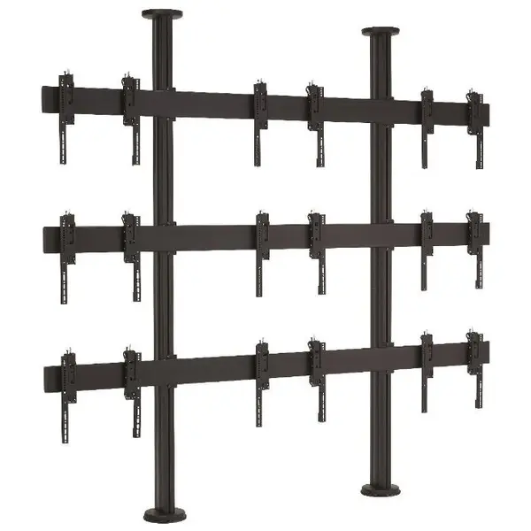VOGEL`S Stand Videowall 3x3 Vogel's FCVW3347 de podea-tavan, ecrane de 46-47, max53kg/display