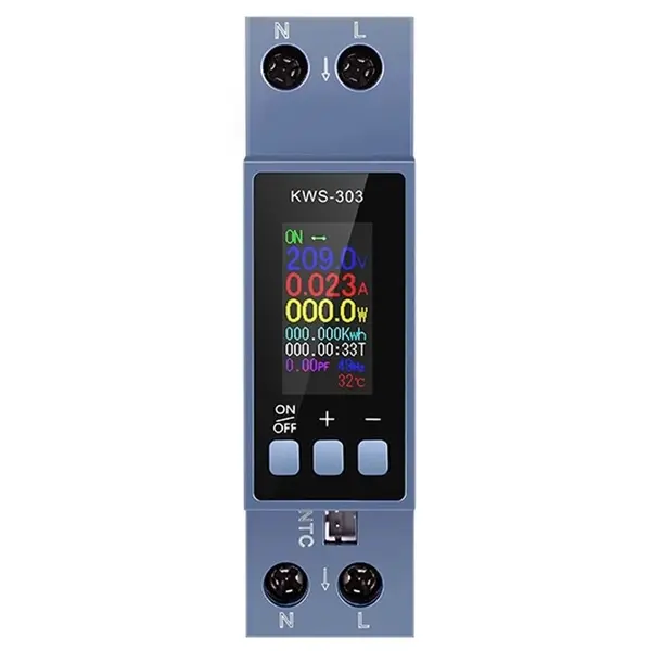 Voltmetru inteligent de energie tensiune/curent/putere/kWh/PF/Hz/multifunctional, 0,96 inch, Sinotimer, DDS6619-303