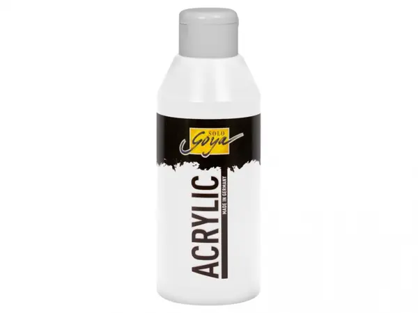 Vopsea acrilica Solo Goya, alb,250 ml
