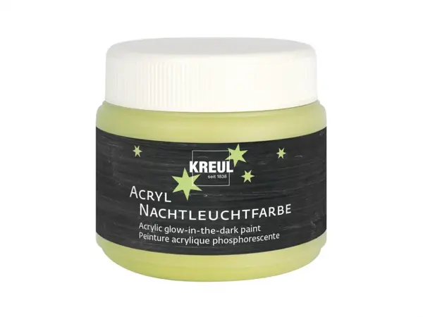 Vopsea acrilica verde fosforescenta Glow-in-the-dark, 150 ml