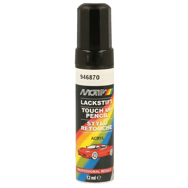 Vopsea auto MOTIP KOMPAKT CAR PAINT black matt 12 ml 946870