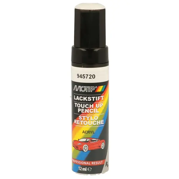 Vopsea auto MOTIP KOMPAKT CAR PAINT white high gloss 12 ml 945720