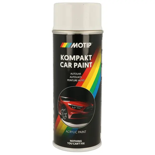 Vopsea auto MOTIP KOMPAKT CAR PAINT white high gloss 400 ml 45320