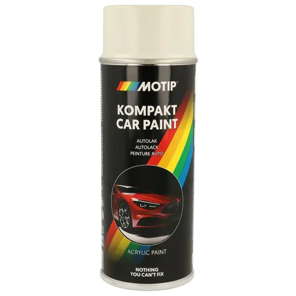 Vopsea auto MOTIP KOMPAKT CAR PAINT white high gloss 400 ml 45600