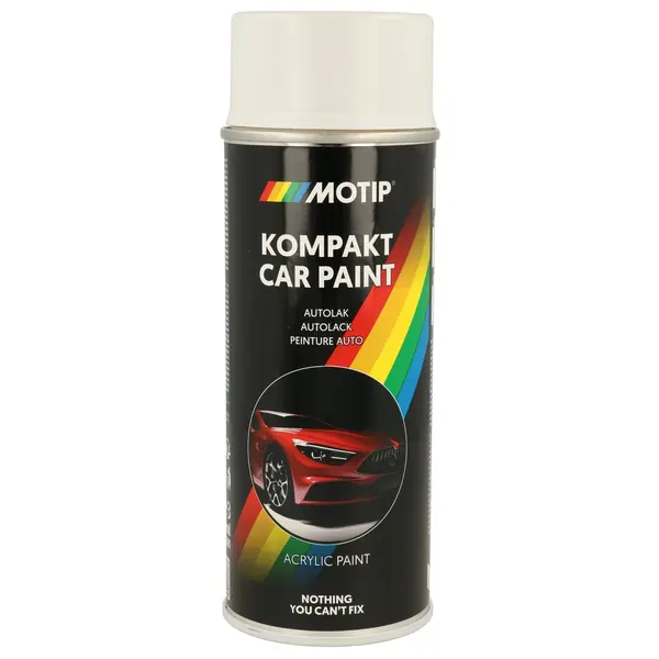 Vopsea auto MOTIP KOMPAKT CAR PAINT white high gloss 400 ml 45720