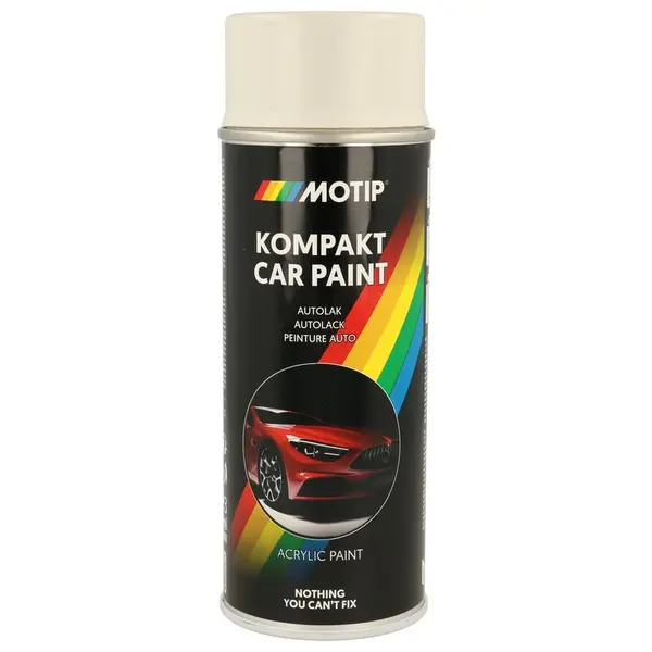 Vopsea auto MOTIP KOMPAKT CAR PAINT white high gloss 400 ml 45780