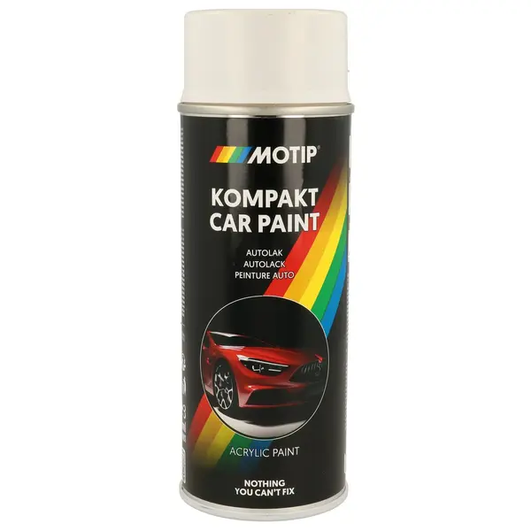 Vopsea auto MOTIP KOMPAKT CAR PAINT white high gloss 400 ml 45335