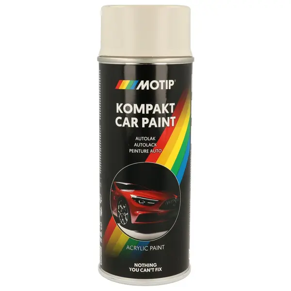 Vopsea auto MOTIP KOMPAKT CAR PAINT white high gloss 400 ml 45450