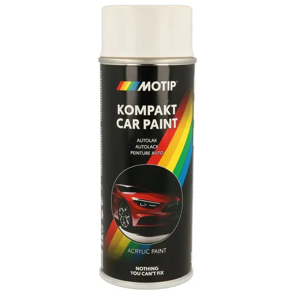Vopsea auto MOTIP KOMPAKT CAR PAINT white high gloss 400 ml 45341