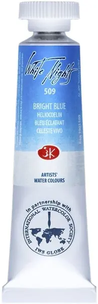 Vopsea de acuarelă Nevskaya Palitra Leningrad Nopți Albe - 509, Albastru deschis, 10 ml