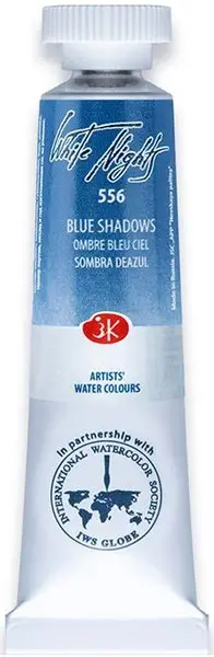 Vopsea de acuarelă Nevskaya Palitra Leningrad nopti albe - 556, umbre albastre, 10 ml