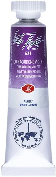 Vopsea de acuarelă Nevskaya Palitra Leningrad nopti albe - 621, chinacriddon violet, 10 ml