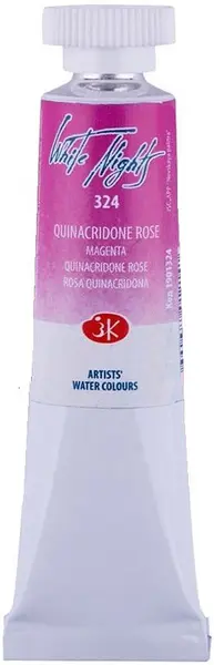 Vopsea de acuarelă Paleta Nevskaya Leningrad Nopti albe - 324, Magenta, 10 ml