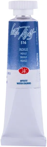 Vopsea de acuarelă Paleta Nevskaya Leningrad, Nopti albe - 516, Indigo, 10 ml