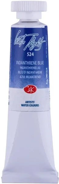 Vopsea de acuarelă Paleta Nevskaya Leningrad, Nopti albe - 524, Albastru indanthrene, 10 ml
