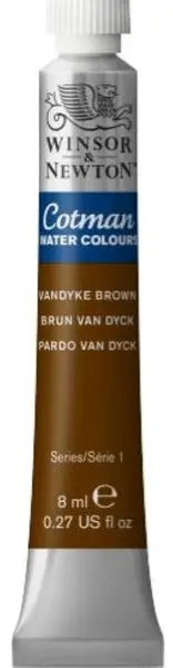 Vopsea de acuarelă Winsor & Newton Cotman - Vandyke, 8 ml