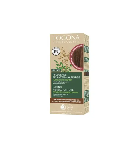 Vopsea de par BIO, 100 g Maro Castaniu 070