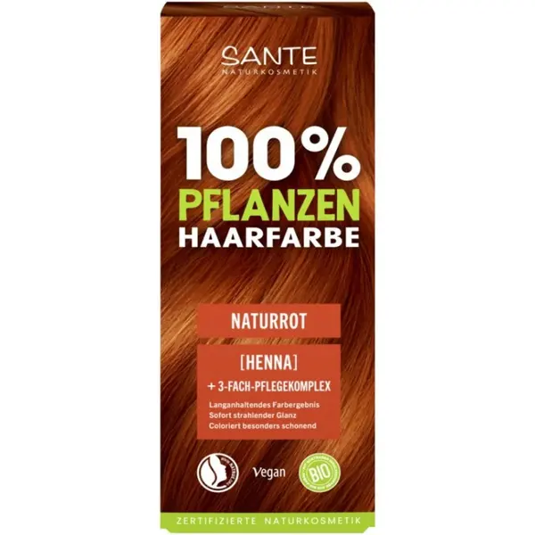Vopsea de Par Bio, Roscat Natural, pe Baza de Plante, 100 g, LaVera and Sante