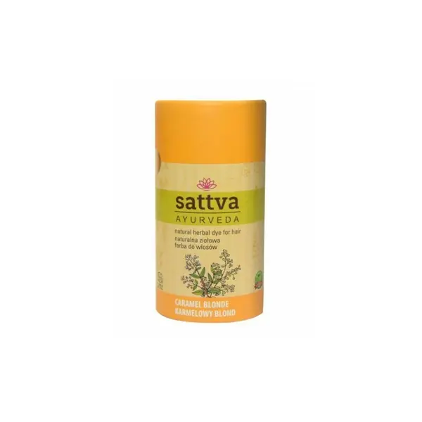 Vopsea de par Blond Caramel 150gr, Sattva Ayurveda