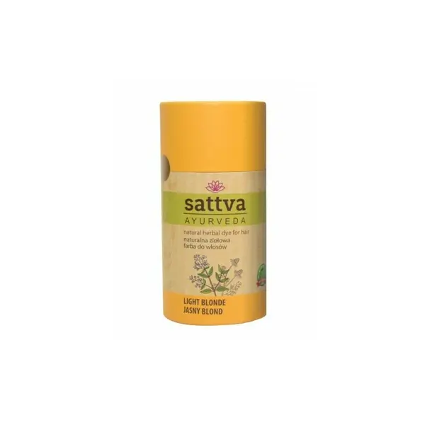 Vopsea de par Blond Deschis 150gr, Sattva Ayurveda