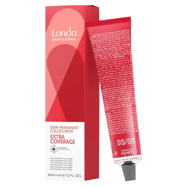 Vopsea de Par Demi Permanenta Londa Professional Londacolor Extra Coverage, 6/07 Blond Inchis Maro Natural, 60 ml