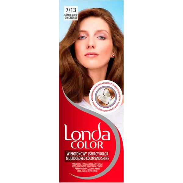Vopsea de par permanenta 7/13 Blond inchis, 110ml, Londa