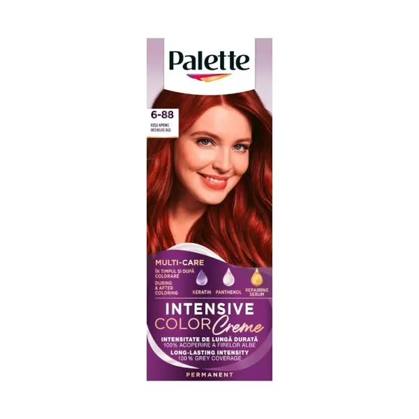 Vopsea de Par Permanenta Palette Intensive Color Creme RI5 Rosu Aprins, 110 ml