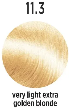 Vopsea de par Profesionala ELEMENT 11.3, 100 Ml, Very Light Extra Golden Blonde