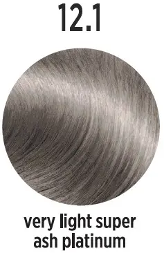 Vopsea de par profesionala ELEMENT 12.1 Very Light Super Ash Platinum 100ml