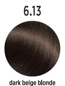 Vopsea de par Profesionala ELEMENT 6.13, 100 Ml, Dark Beige Blonde