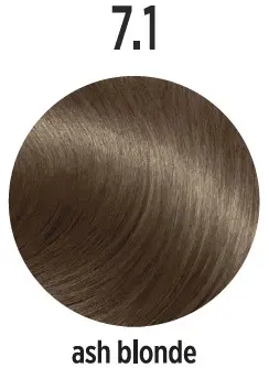 Vopsea de par Profesionala ELEMENT 7.1, 100 Ml, Ash Blonde