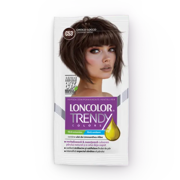 Vopsea de par semi-permanenta Trendy Colors C53, 50ml, Loncolor