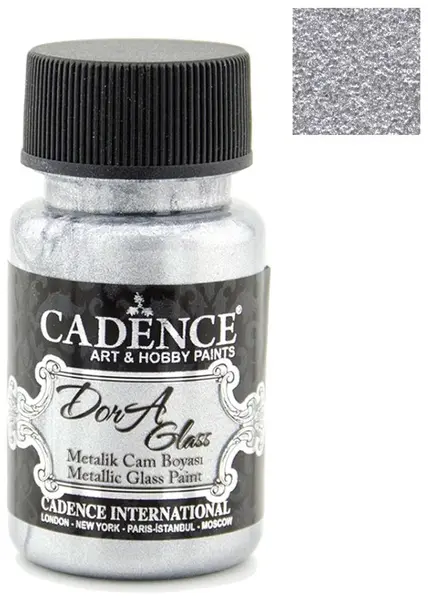 Vopsea de sticlă Cadence Dora - Silver 3132, 50 ml
