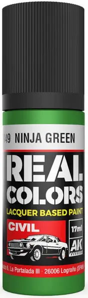 Vopsea lac AK Interactive - Ninja Green (RC849) (17 ml)