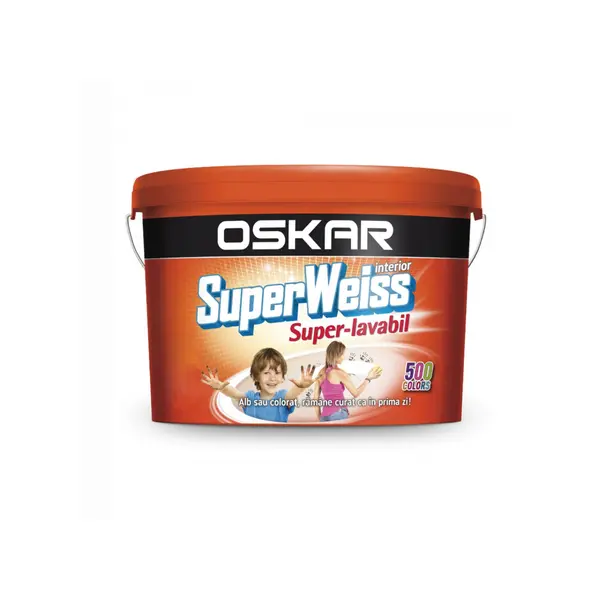 Vopsea lavabila pentru interior Oskar Superweiss 2.5 L