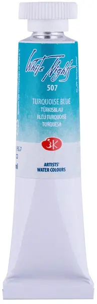 Vopsea pentru acuarelă Nevskaya Palitra Leningrad White Nights - 507, Turcoaz, 10 ml