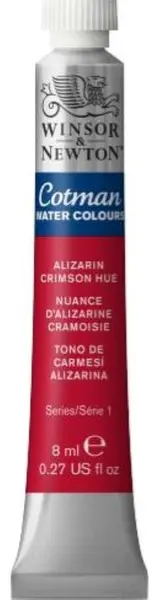 Vopsea pentru acuarelă Winsor & Newton Cotman - Alizarin Purple, 8 ml