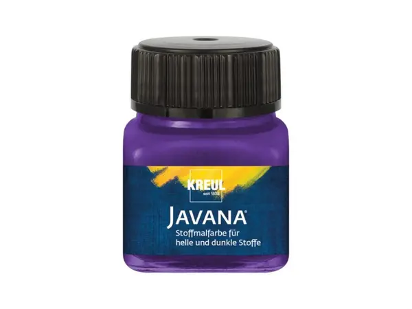 Vopsea pentru textile deschise si inchise la culoare Javana, 20 ml