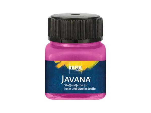 Vopsea pentru textile deschise si inchise la culoare Javana, 20 ml