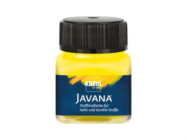Vopsea pentru textile deschise si inchise la culoare Javana, 20 ml