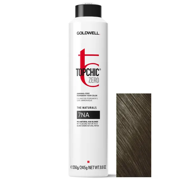 Vopsea permanenta de par fara amoniac Goldwell Topchic Zero 7NA 250ml