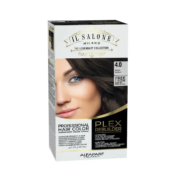 Vopsea permanenta Plex Rebuilder Nr. 4.0 Brown, 100ml, Il Salone Milano