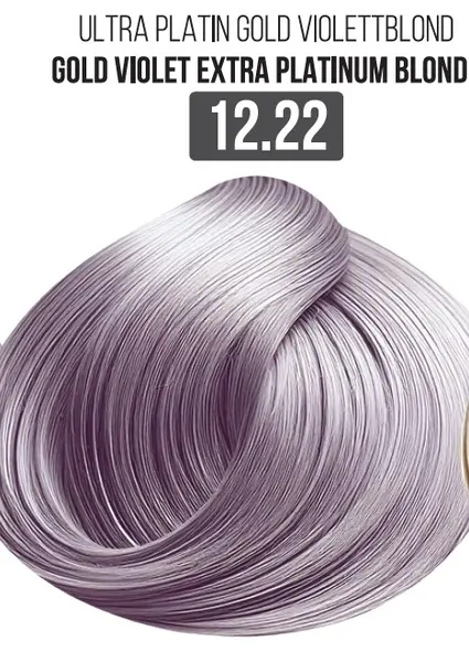 Vopsea Profesionala Cu Amoniac Redus EVOQUE Milk Therapy 100 ml - 12.22 Violet Extra Platinum Blonde - Cu Tehnologie Lipid Micro Emulsion