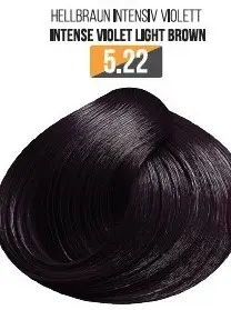 Vopsea Profesionala Cu Amoniac Redus EVOQUE Milk Therapy, Nuanta 5.22 Intense Violet Light Brown - Cu Tehnologie Lipid Micro Emulsion, 100 ml - Evoque