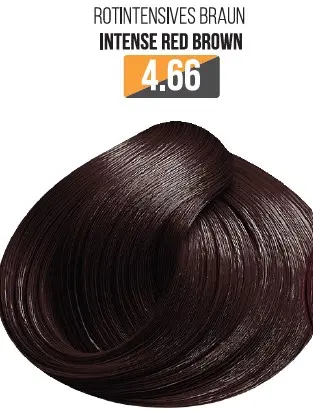 Vopsea Profesionala Fara Amoniac EVOQUE USA, Nuanta 4.66 INTENSE RED BROWN - Cu Ulei de Argan si 12 Aminoacizi, 100 ml - E