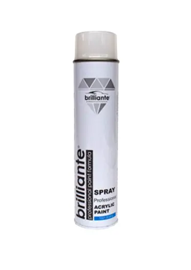 Vopsea spray alb clasic lucios RAL 9003 Brilliante 600ml