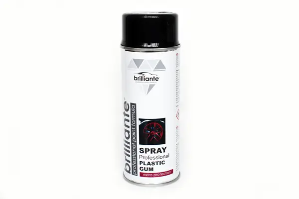 Vopsea spray cauciucata negru BRILLIANTE 400ml