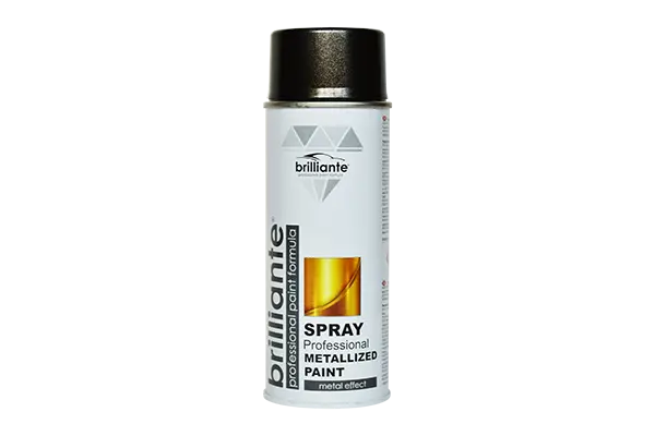 Vopsea spray metalizata NEGRU BRILLIANTE 400 ml
