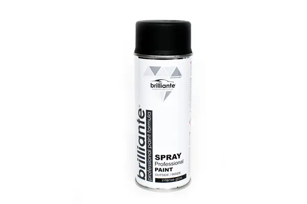 Vopsea spray negru grafit mat RAL 9011 BRILLIANTE 400ml